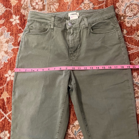L’ AGENCE Affair High Rise 🫒 green Sz 29 - Picture 4 of 9